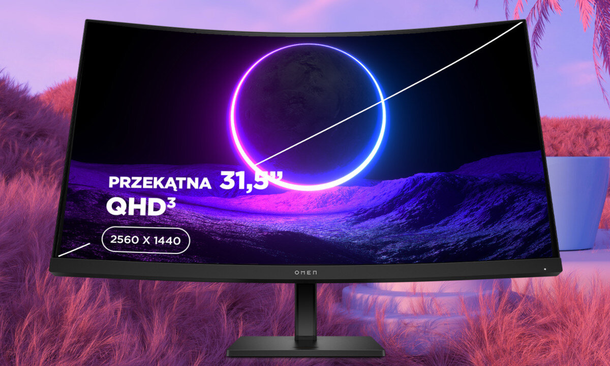Монитор HP Omen 32c 31,5 2560x1440 пикселей 165 Гц 1 мс Изогнутая кривизна особенности преимущества описание назначение