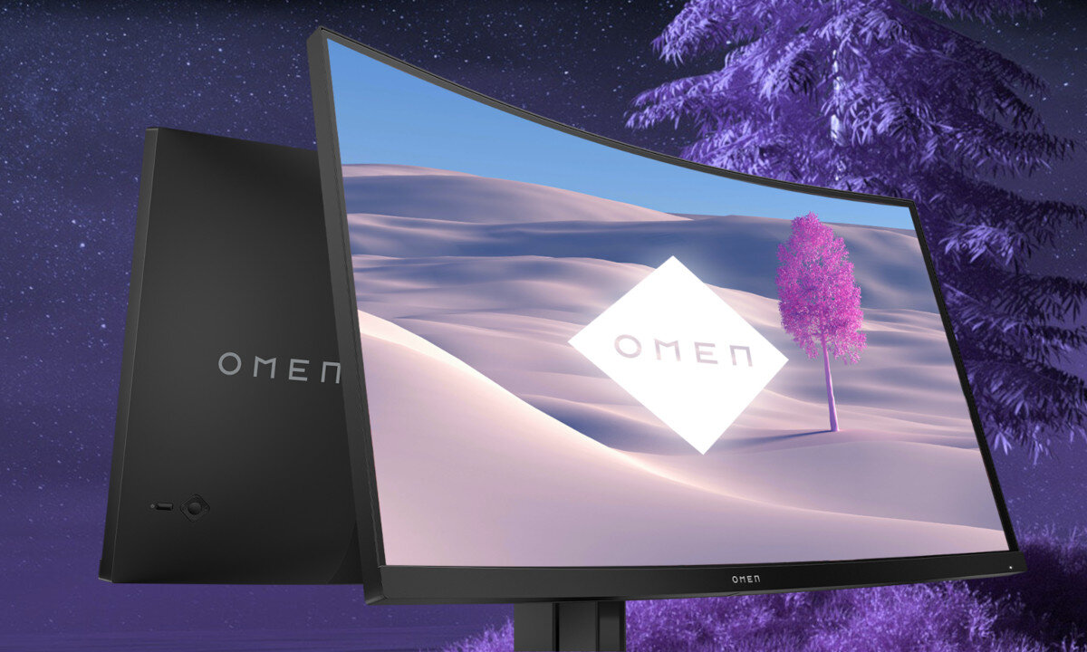 Монитор HP Omen 32c 31,5, 2560x1440 пикселей, 165 Гц, 1 мс, изогнутая плавность, задержка времени отклика