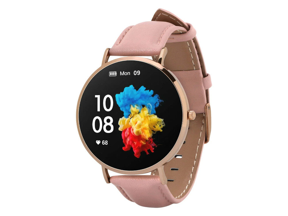 Smartwatch GARETT Verona kobieta ze smartwatchem na nadgarstku