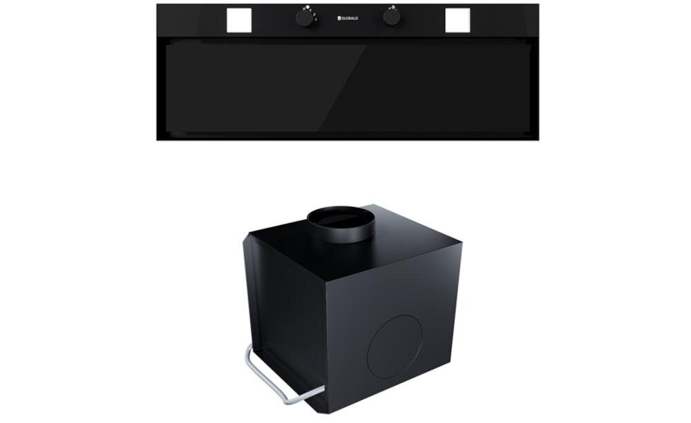 GLOBALO Spineiro 90.1 tradycyjne wzornictwo konstrukcja okap szerokość turbina wydajność cicha praca