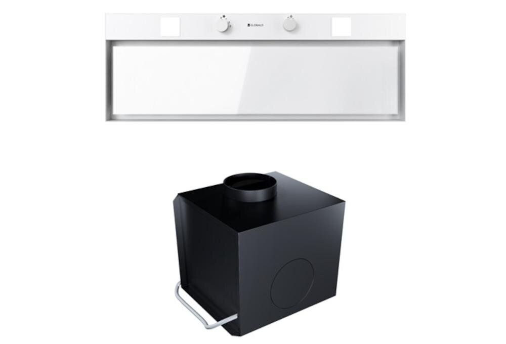 GLOBALO Spineiro 90.1 tradycyjne wzornictwo konstrukcja okap szerokość turbina wydajność cicha praca