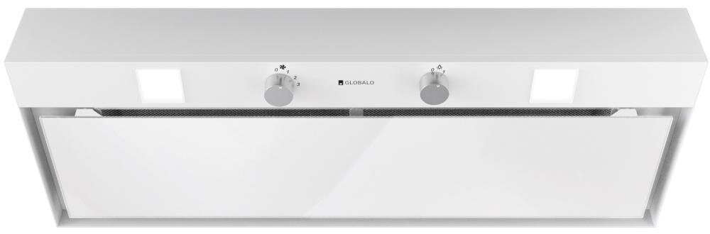 GLOBALO Spineiro 90.1 okap wyciąg pochłaniacz filtry szczelinowe pochłanianie skokowa regulacja prędkość