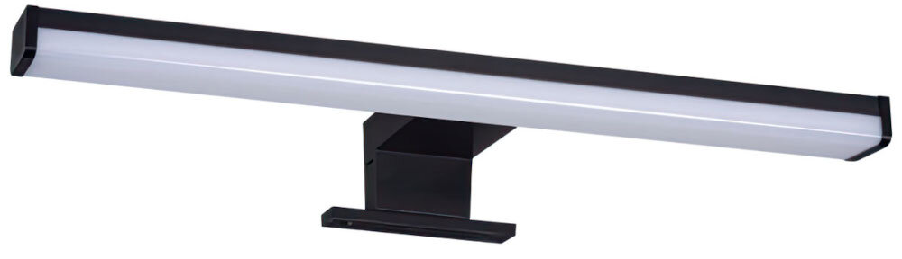Kinkiet KANLUX Astim 8W-NW-B Czarny stylowa funkcjonalna oprawa lazienkowa efektywne oswietlenie estetyczny wyglad wnetrz wymiary 400 x 100 x 44 mm