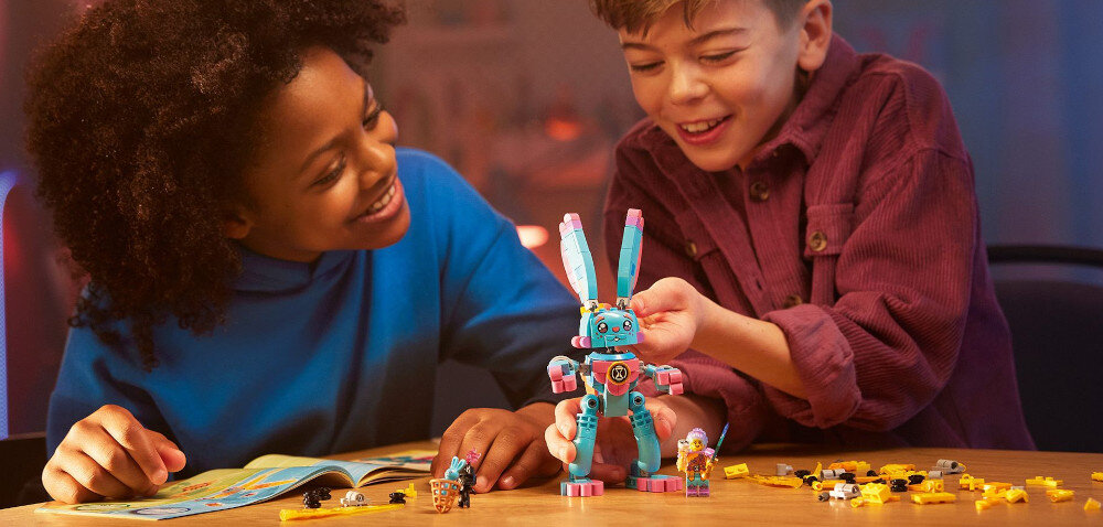 KLOCKI LEGO DREAMZZZ IZZIE I KRÓLICZEK BUNCHU 71453 budowa fabuła aplikacja
