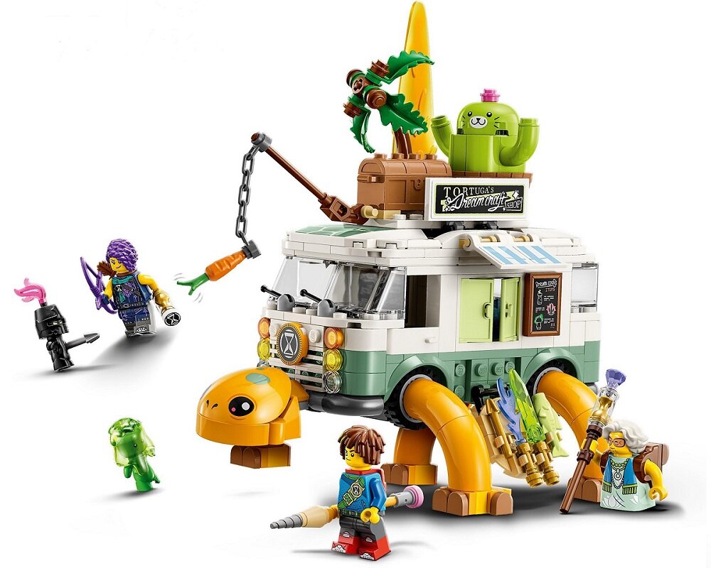 LEGO DREAMZzz Żółwia furgonetka pani Castillo 71456 dziecko kreatywność zabawa nauka rozwój klocki figurki minifigurki jakość tradycja konstrukcja nauka wyobraźnia role jakość bezpieczeństwo wyobraźnia budowanie pasja hobby funkcje instrukcja aplikacja LEGO Builder