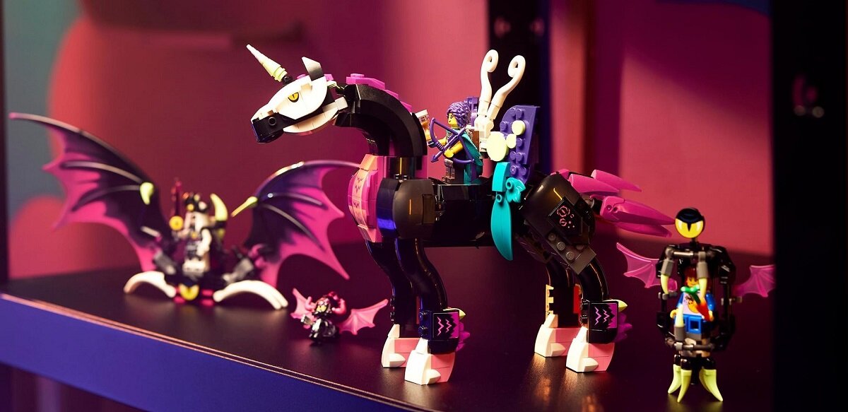 LEGO DREAMZzz Latający koń Pegasus 71457 dziecko kreatywność zabawa nauka rozwój klocki figurki minifigurki jakość tradycja konstrukcja nauka wyobraźnia role jakość bezpieczeństwo wyobraźnia budowanie pasja hobby funkcje instrukcja aplikacja LEGO Builder