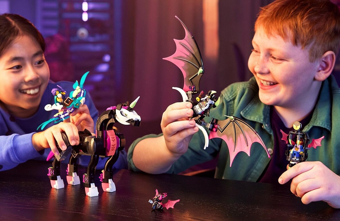 LEGO DREAMZzz Latający koń Pegasus 71457 dziecko kreatywność zabawa nauka rozwój klocki figurki minifigurki jakość tradycja konstrukcja nauka wyobraźnia role jakość bezpieczeństwo wyobraźnia budowanie pasja hobby funkcje instrukcja aplikacja LEGO Builder