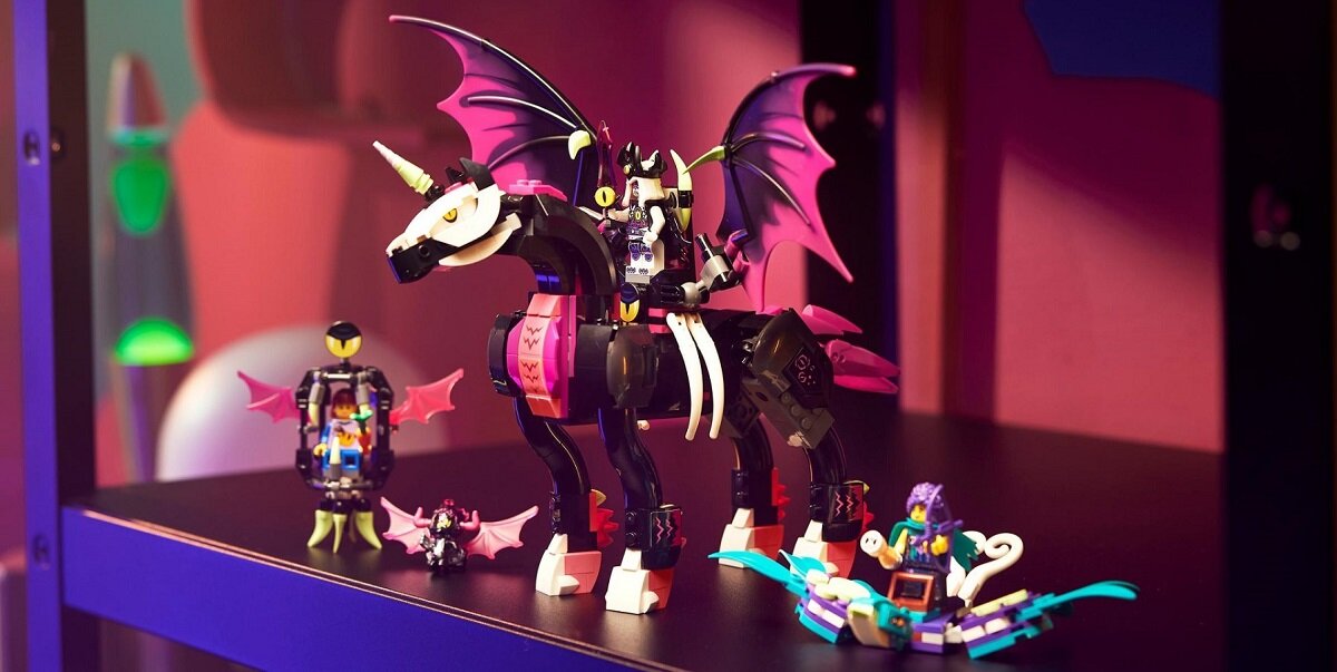 LEGO DREAMZzz Latający koń Pegasus 71457 dziecko kreatywność zabawa nauka rozwój klocki figurki minifigurki jakość tradycja konstrukcja nauka wyobraźnia role jakość bezpieczeństwo wyobraźnia budowanie pasja hobby funkcje instrukcja aplikacja LEGO Builder