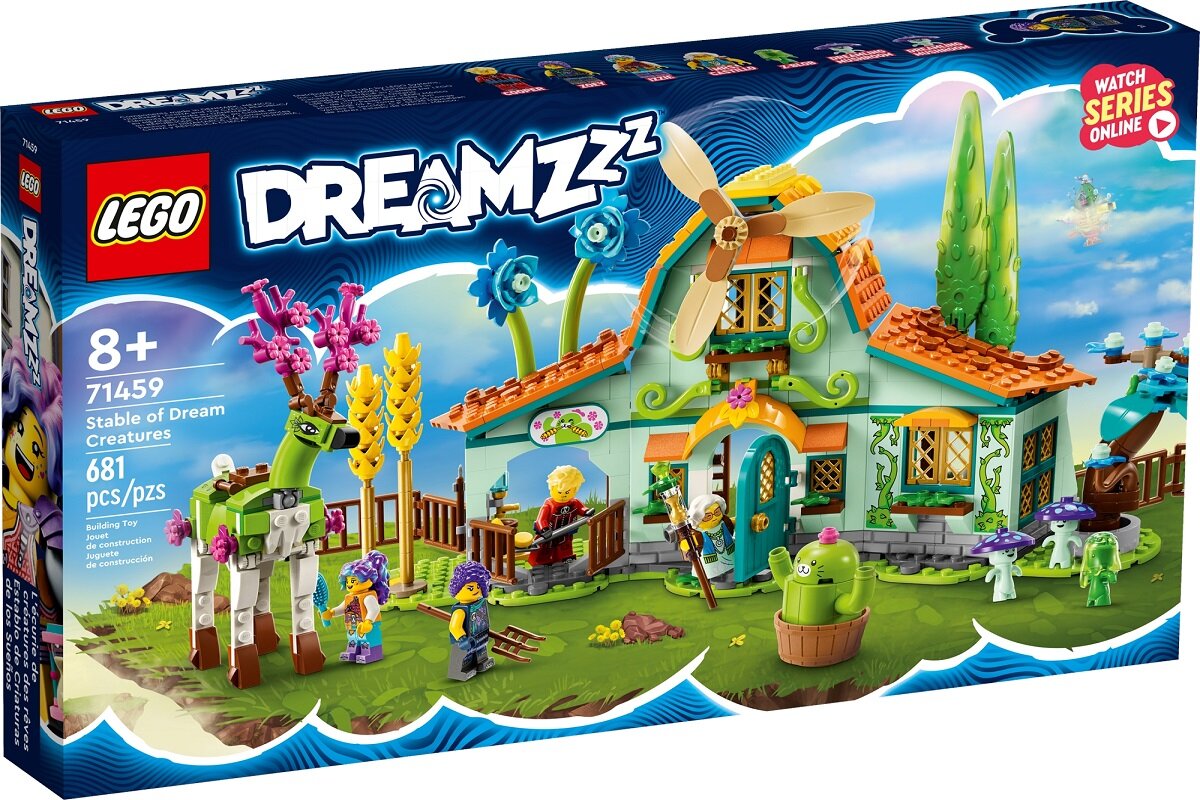 LEGO DREAMZzz Stajnia fantastycznych stworzeń 71459 dziecko kreatywność zabawa nauka rozwój klocki figurki minifigurki jakość tradycja konstrukcja nauka wyobraźnia role jakość bezpieczeństwo wyobraźnia budowanie pasja hobby funkcje instrukcja aplikacja LEGO Builde