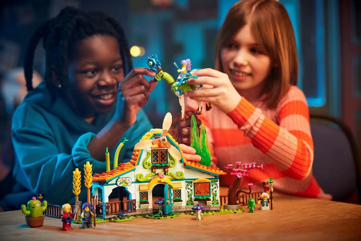 LEGO DREAMZzz Stajnia fantastycznych stworzeń 71459 dziecko kreatywność zabawa nauka rozwój klocki figurki minifigurki jakość tradycja konstrukcja nauka wyobraźnia role jakość bezpieczeństwo wyobraźnia budowanie pasja hobby funkcje instrukcja aplikacja LEGO Builde