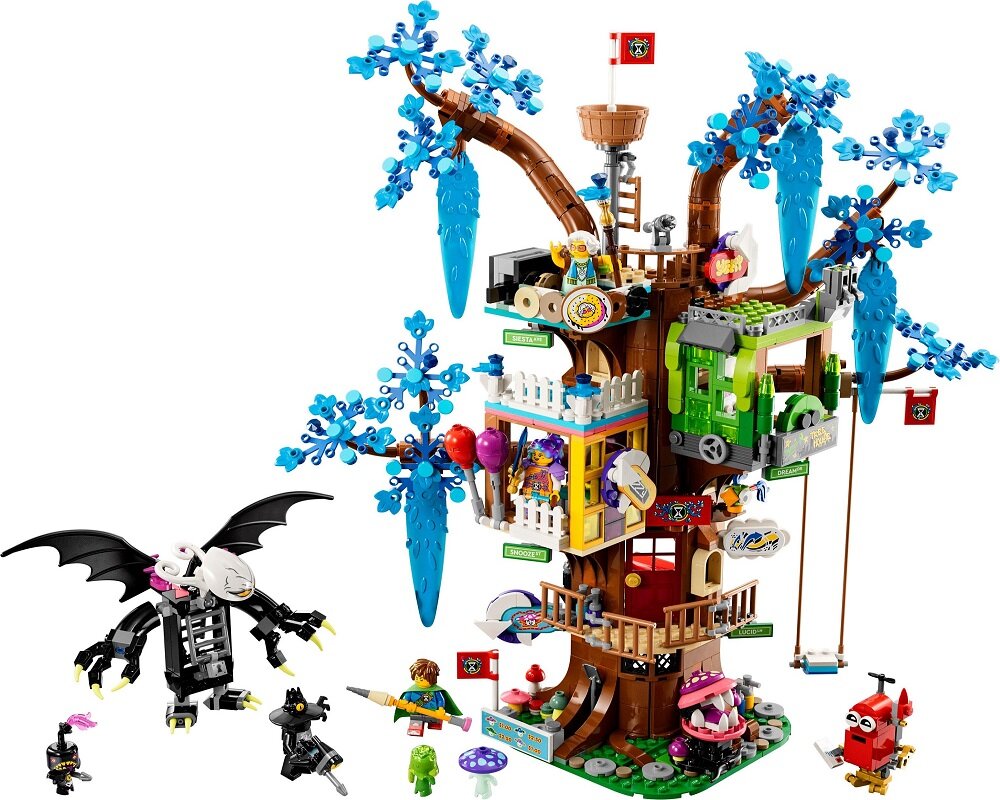 LEGO DREAMZzz Fantastyczny domek na drzewie 71461 dziecko kreatywność zabawa nauka rozwój klocki figurki minifigurki jakość tradycja konstrukcja nauka wyobraźnia role jakość bezpieczeństwo wyobraźnia budowanie pasja hobby funkcje instrukcja aplikacja LEGO Builder