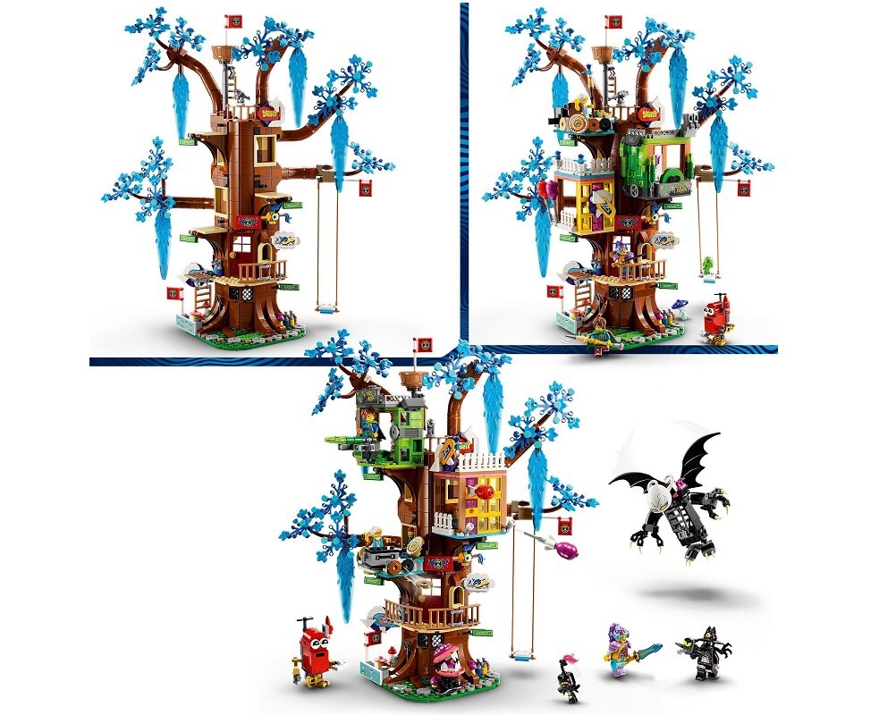 LEGO DREAMZzz Фантастичний будиночок на дереві 71461 Дитяча творчість Весело Навчання Розвиток Будівельні блоки Мініфігурки Якість Традиція Будівництво Наука Уява Ролі Якість Безпека Уява Будівництво Пристрасть Хобі Особливості Ручне застосування Конструктор LEGO