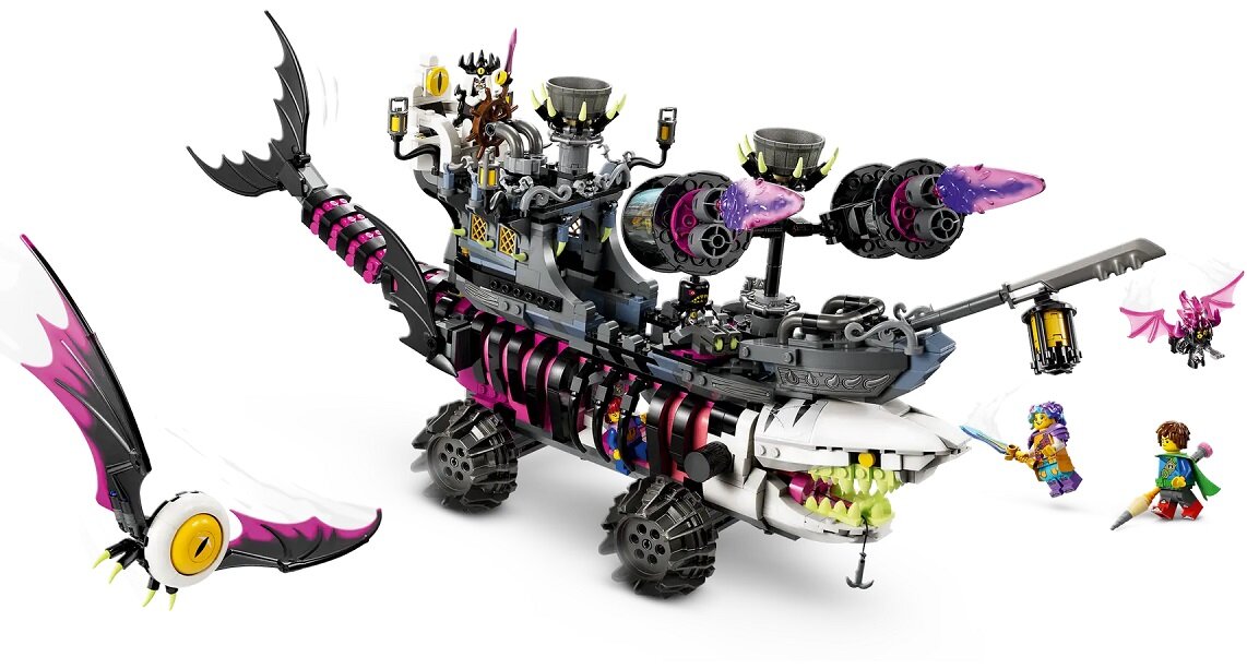 LEGO DREAMZzz Nightmare Sharkship 71469 дитяча творчість веселощі навчання розвиток будівельні блоки мініфігурки якість традиція будівництво наука уява ролі якість безпека уява будівництво пристрасть хобі функції ручне застосування LEGO Builder