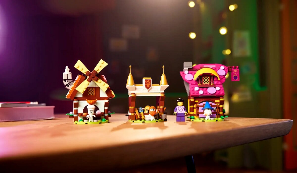 LEGO DREAMZzz Wioska marzeń 40657 dziecko kreatywność zabawa nauka rozwój klocki figurki minifigurki jakość tradycja konstrukcja nauka wyobraźnia role jakość bezpieczeństwo wyobraźnia budowanie pasja hobby funkcje instrukcja aplikacja LEGO Builder