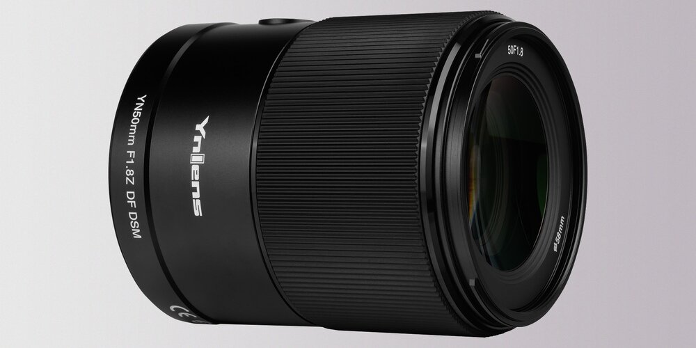 Obiektyw Yongnuo YN 50 mm f/1,8 DF DSM ogniskowa 50 mm  od strony mocowania