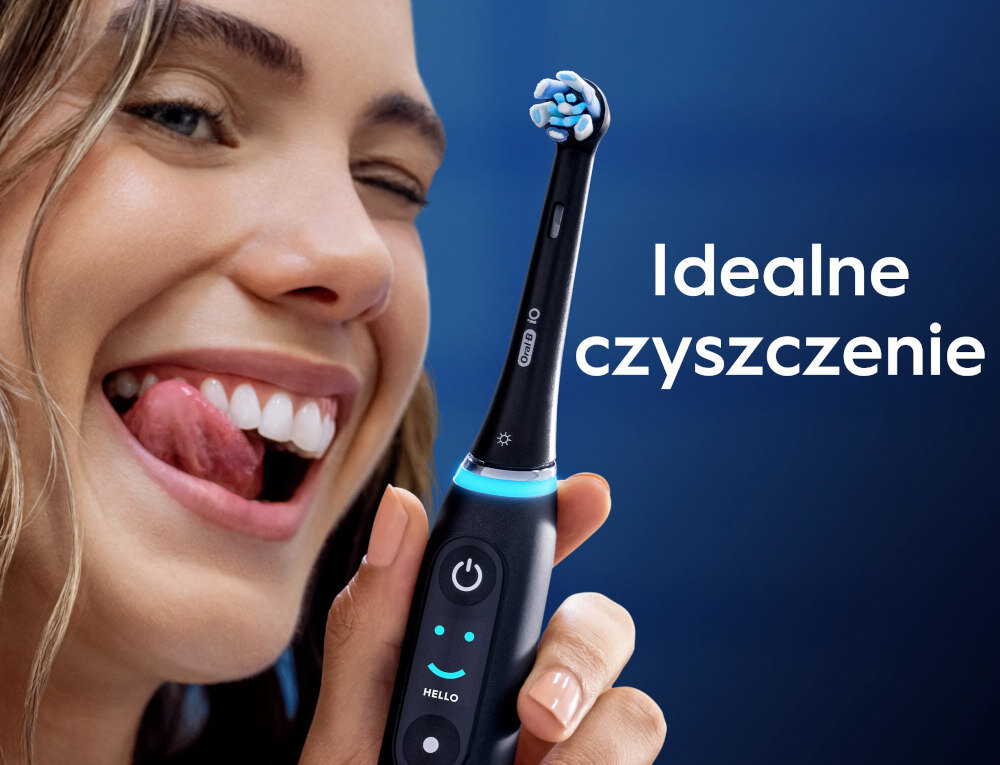 Oryginalna końcówka szczoteczki ORAL-B iO Specialized Clean Biały (2 szt.) (Dla osób noszących aparaty ortodontyczne) Komfort wrażliwych obszarów Ukośne włókna wspierają dokładne czyszczenie  Połączenie okrągłej główki z mikrowibracjami