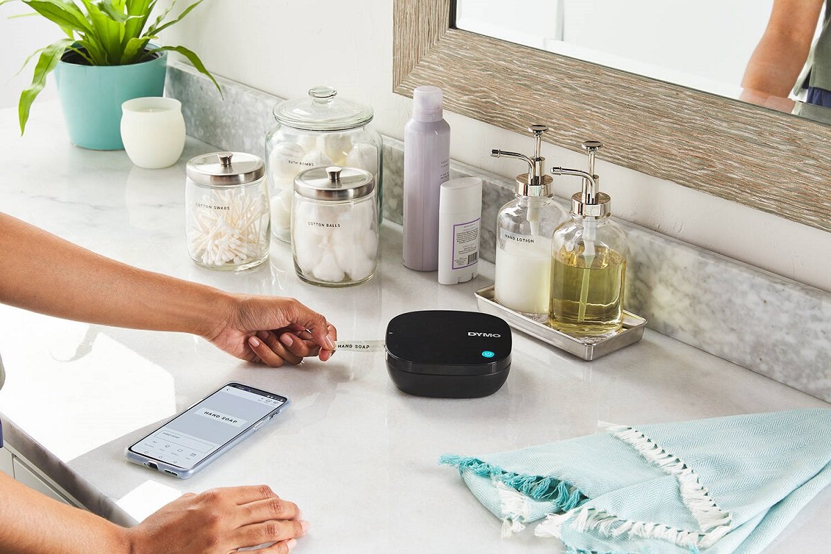 Drukarka DYMO LetraTag 200B drukarka etykiet Kompatybilność z Bluetooth Wysoka jakość Ładowanie zasilanie bateryjne
