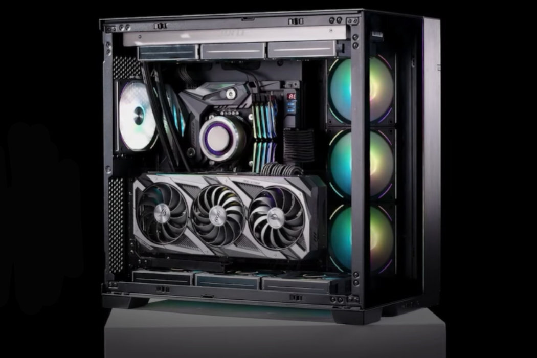 Obudowa LIAN LI O11 Dynamic EVO Filtry montaż aranżowania kabli panel