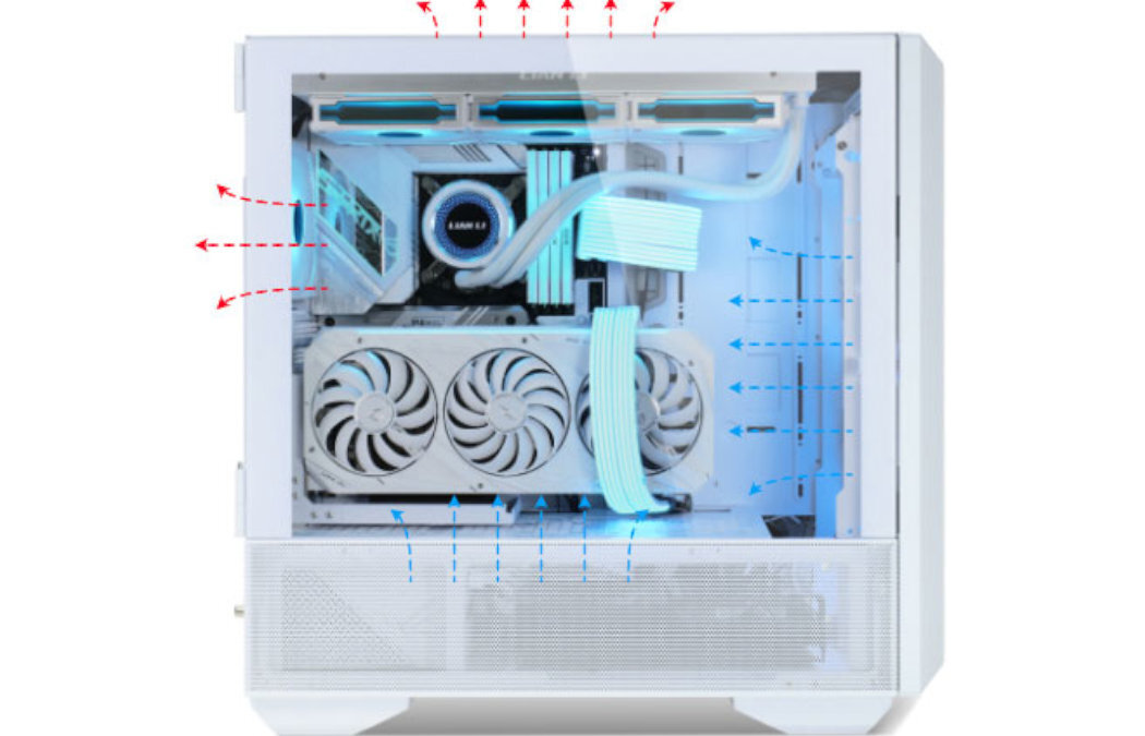 Obudowa LIAN LI Lancool III Filtry montaż aranżowania kabli panel
