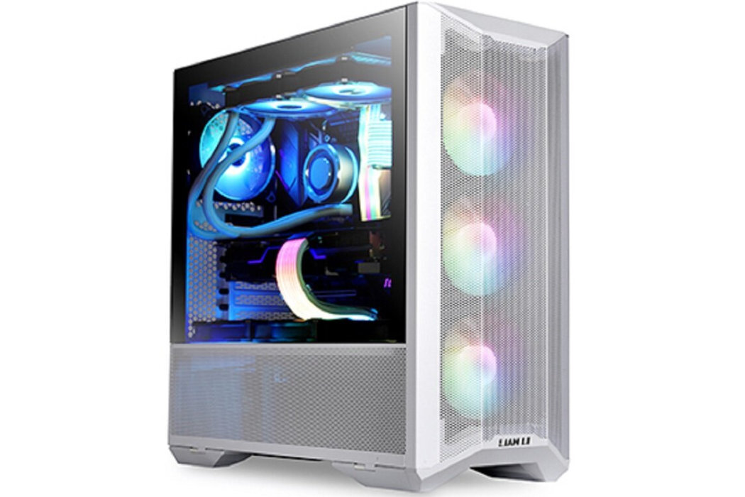 Obudowa LIAN LI Lancool II Mesh C RGB Snow Edition Filtry montaż aranżowania kabli panel
