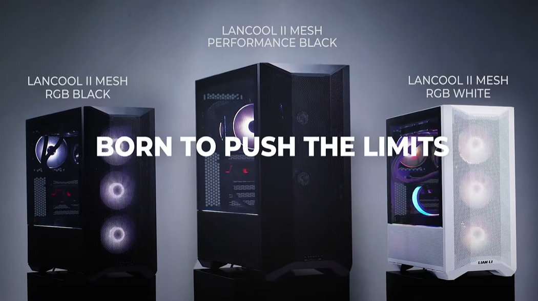 Obudowa LIAN LI Lancool II Mesh C RGB Snow Edition Filtry montaż aranżowania kabli panel