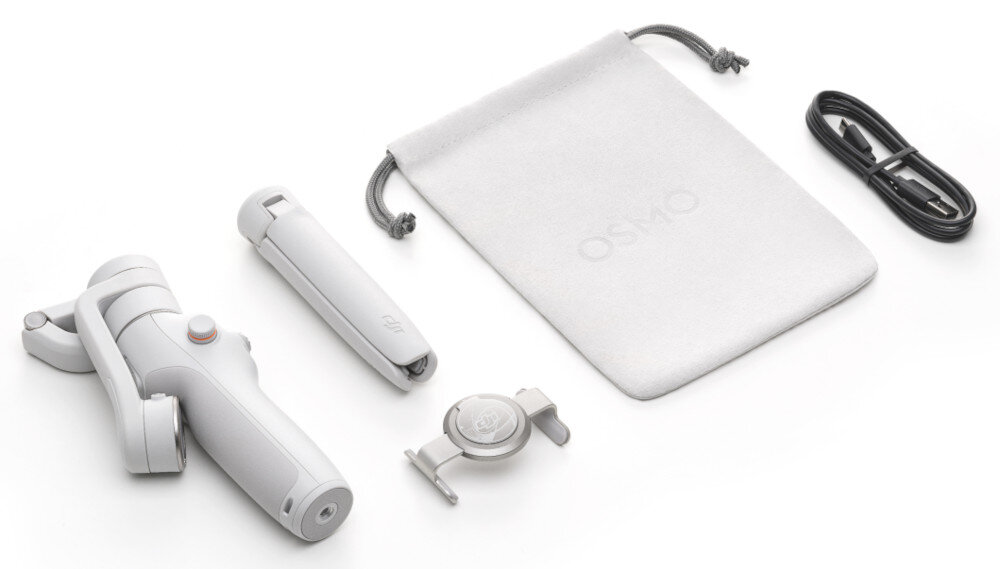 Gimbal ręczny DJI Osmo Mobile 6 Szary opakowanie zawartość zestaw akcesoria