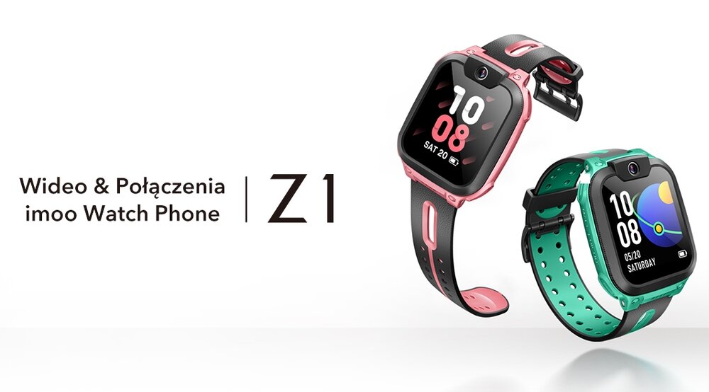 Smartwatch IMOO Z1 z funkcją połączeń, kamera, wideorozmowy, kontakt z dzieckiem