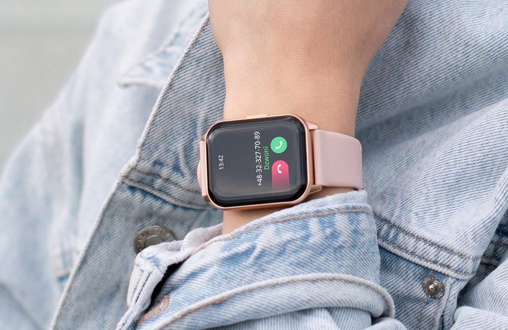 Smartwatch MAXCOM FW25 Arsen Pro ekran bateria czujniki zdrowie sport pasek ładowanie pojemność rozdzielczość łączność sterowanie krew puls rozmowy smartfon aplikacja