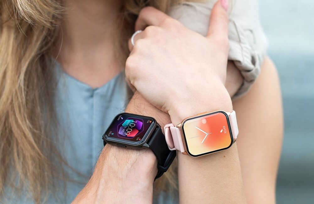 Smartwatch MAXCOM FW25 Arsen Pro ekran bateria czujniki zdrowie sport pasek ładowanie pojemność rozdzielczość łączność sterowanie krew puls rozmowy smartfon aplikacja