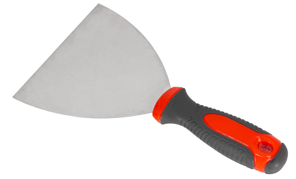Szpachla do gipsu PROLINE 31186 125 mm, Sprężyste ostrze, pewny ruch, Szpachelka zaprezentowana bez naklejki producenckiej