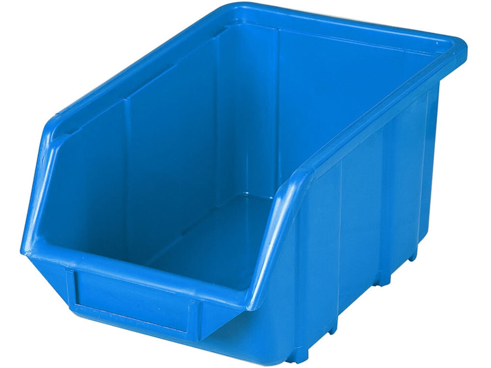 Pojemnik magazynowy PATROL Ecobox Duży Niebieski skosem widoczny środek