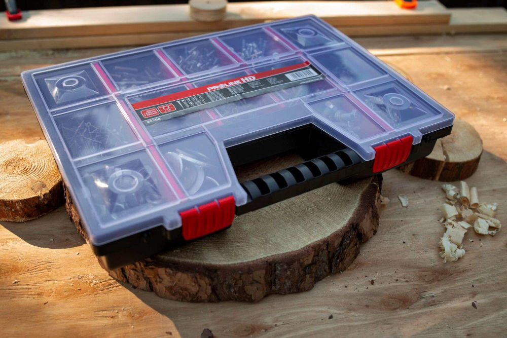 Organizer PROLINE 35702 zamknięty leżący na blacie roboczym