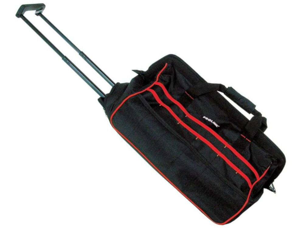 Torba na narzędzia PROLINE 62151 66L duża pojemność 610x270x400 mm mocny poliester 600D suwak - na białym tle