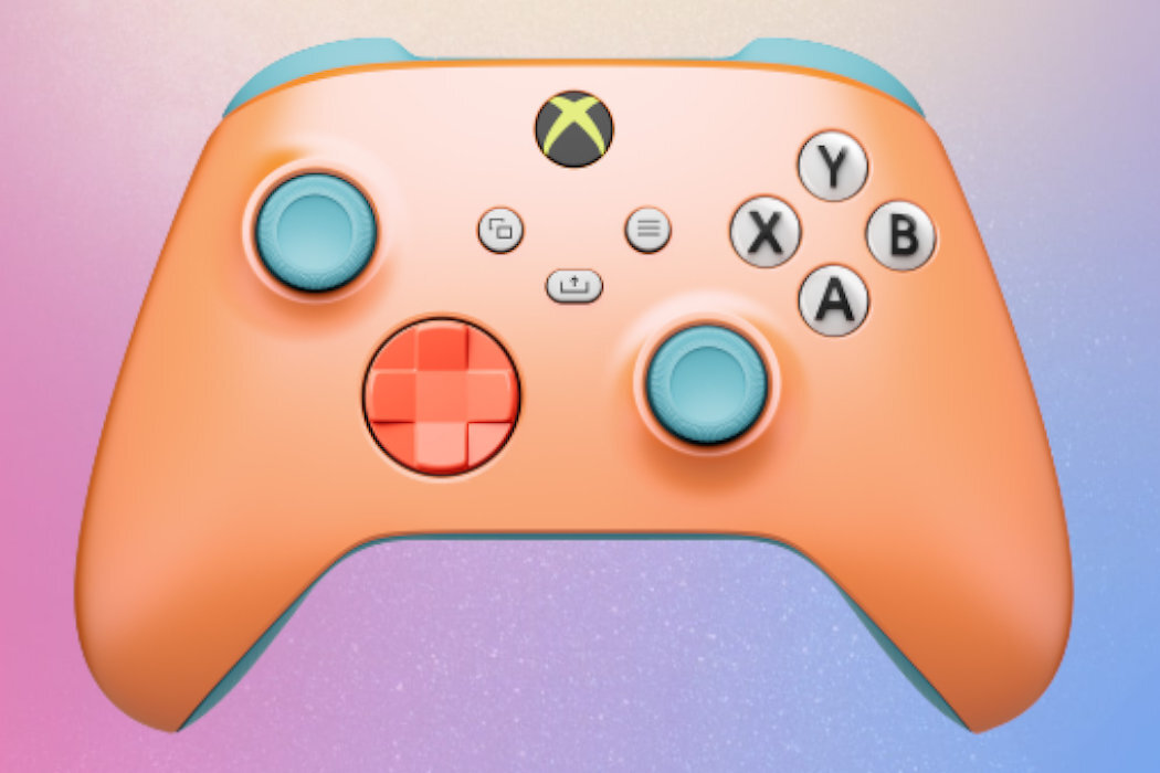 Kontroler MICROSOFT XBOX Sunkissed Vibes OPI Czarny kolor bezprzewodowy projekt