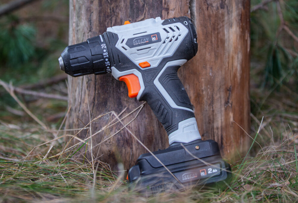 Wiertarko-wkrętarka VULCAN CONCEPT VJV10 wszechstronne narzedzie dla majsterkowiczow niewielka konstrukcja ergonomiczna roznorodne zastosowania