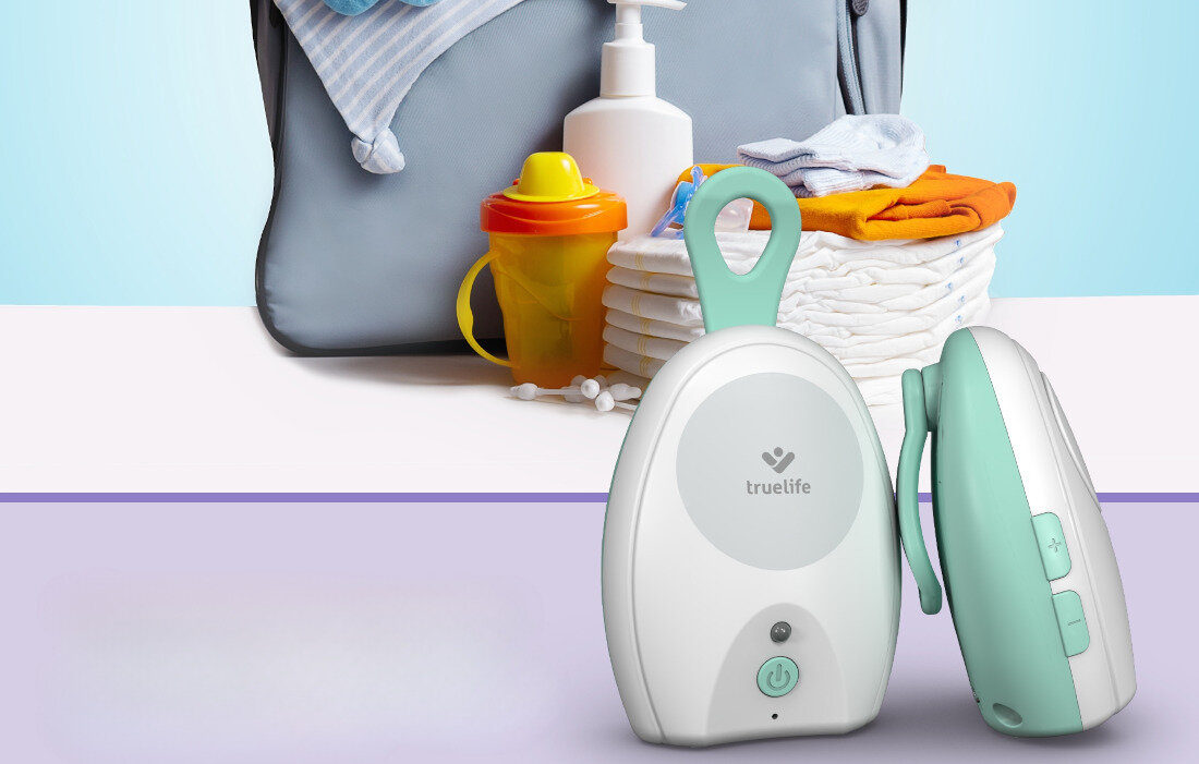 Niania elektroniczna TRUELIFE NannyTone VM Pocket Mobilność w domu i w podróży ładowane przez port USB-C