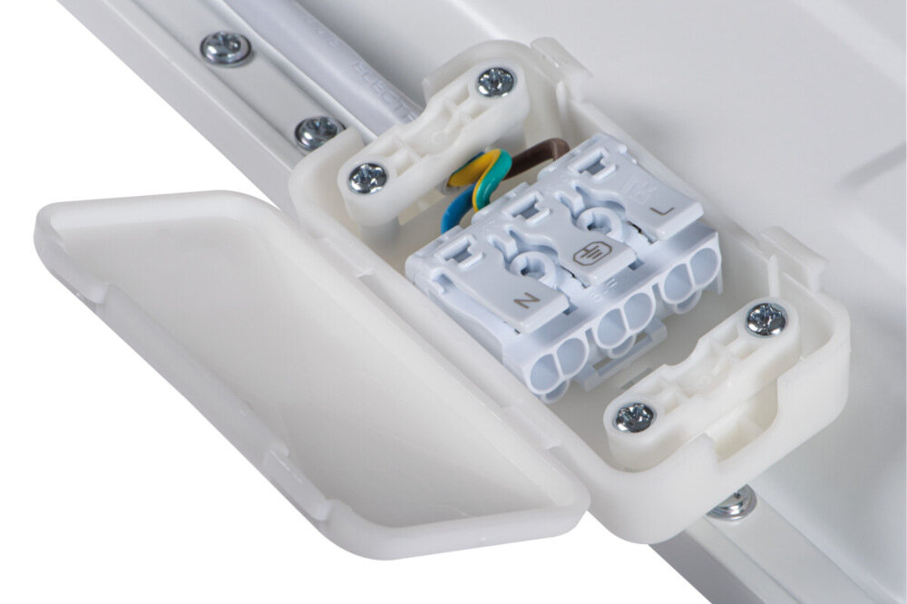 Panel LED KANLUX Blingo TUN 48W 6060 NW Biały do biura do kuchni lazeinki salonu uzytku komercyjnego montaz na sugicie kompatybilny z sufitami podwieszanymi kostka samozaciskowa szybkozlaczka