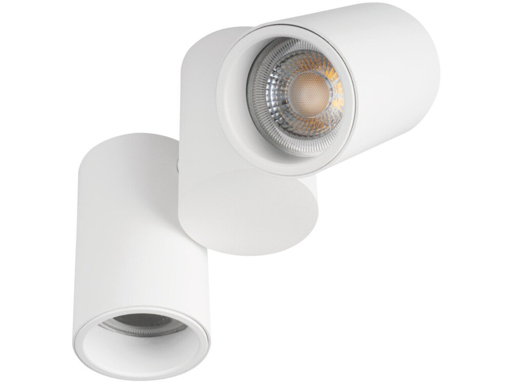 Lampa sufitowa KANLUX Blurro 2xGU10 CO-W Biały elegancka lampa scienno-sufitowa funkcjonalna estetyczna w kolorze czarno-zlotym swietne oswietlenie rola dekoracyjna