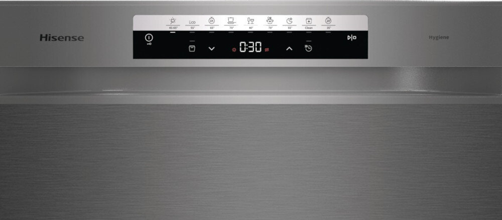 ZMYWARKA HISENSE HU663C60BX dotykowy panel sterowanie funkcje progrmay ustawienia