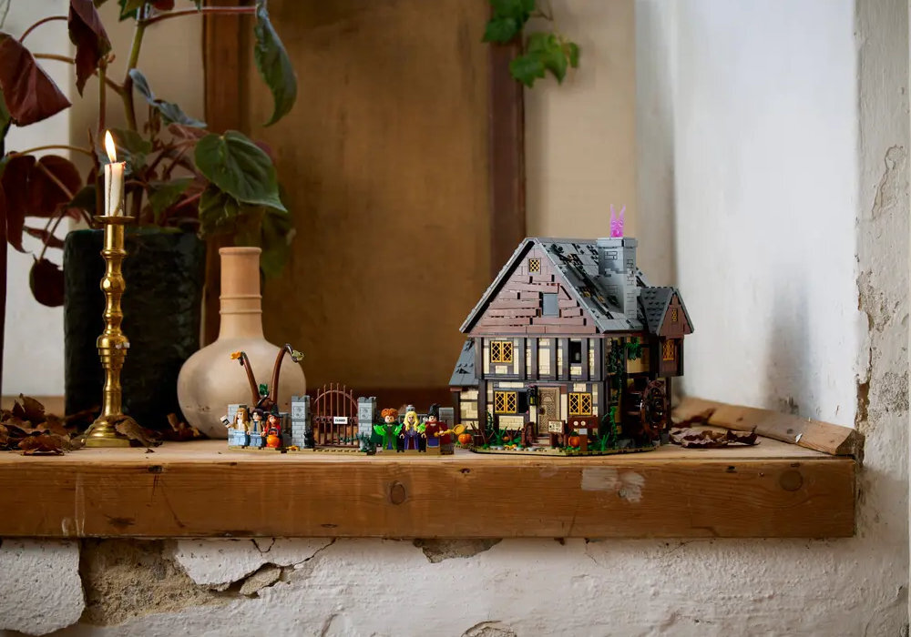 LEGO 21341 IDEAS Disney Hokus Pokus: Chata sióstr Sanderson zabawa edukacja rozwój wyposażenie kreatywność