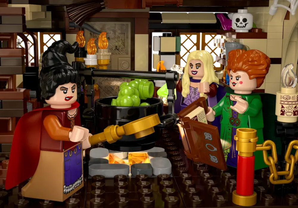 LEGO 21341 IDEAS Disney Hokus Pokus: Chata sióstr Sanderson zabawa edukacja rozwój wyposażenie kreatywność