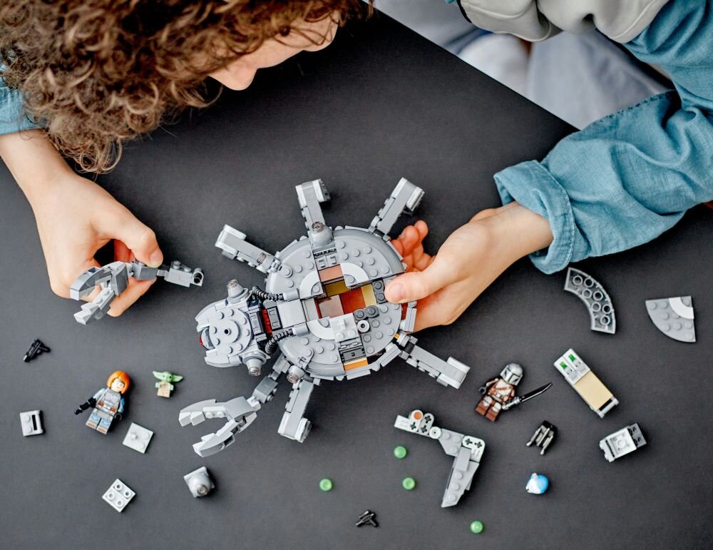 LEGO Star Wars Pajęczy czołg 75361 klocki elementy zabawa łączenie figurki akcesoria figurka zestaw