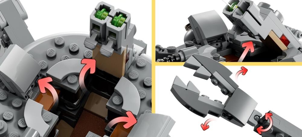 LEGO Star Wars Pajęczy czołg 75361 klocki elementy zabawa łączenie figurki akcesoria figurka zestaw