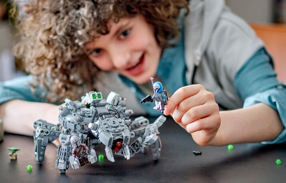 LEGO Star Wars Pajęczy czołg 75361 klocki elementy zabawa łączenie figurki akcesoria figurka zestaw