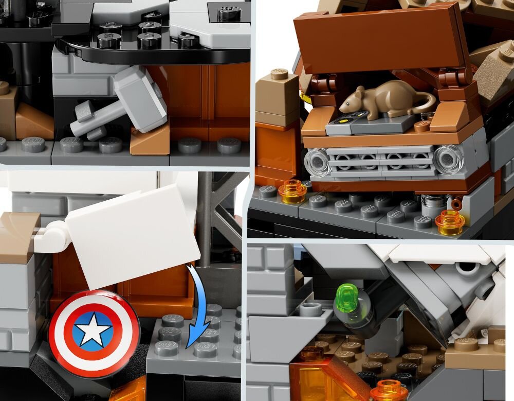 LEGO Marvel Koniec gry – ostateczna bitwa 76266   klocki elementy zabawa łączenie figurki akcesoria figurka zestaw 