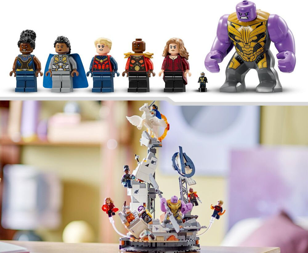 LEGO Marvel Koniec gry – ostateczna bitwa 76266   klocki elementy zabawa łączenie figurki akcesoria figurka zestaw 