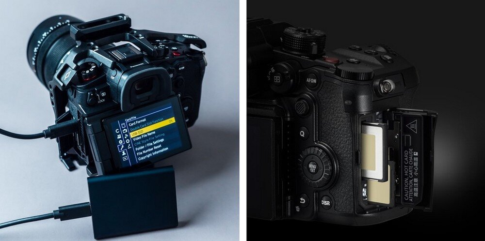 Aparat PANASONIC DC-GH6 zdjęcia obiektyw ekran wizjer ogniskowa przysłona migawka obudowa bateria zasilanie filmy nagrywanie rozdzielczość matryca rozmiar przekątna tryby iso montaż lampa światło przyciski sterowanie menu kontrast jasność balans bieli filtry cmos karta pliki format zapis seria