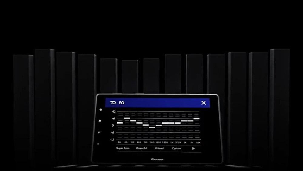 Radio samochodowe PIONEER DMH-AF555BT  - spotify