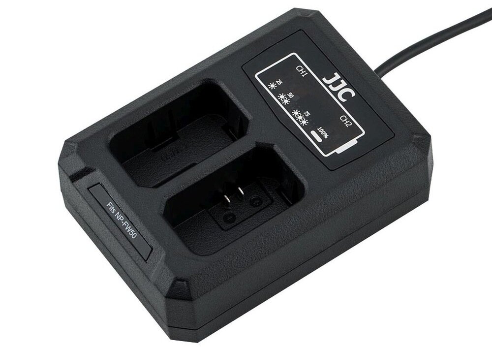 Ładowarka JJC DCH-USB-01 do Sony NP-FW50 2 sloty