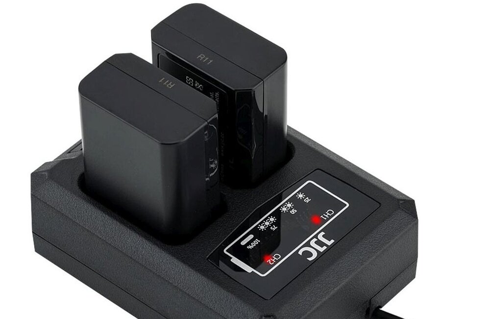 Ładowarka JJC DCH-USB-01 do Sony NP-FW50 diody ładowania